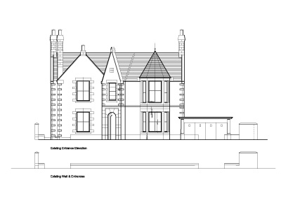Existing Entrance Elevation