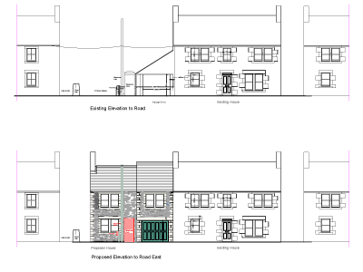 Existing and Proposed Elevations